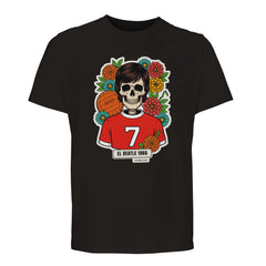 T-shirt Premium nera con la calavera El Beatle 1966