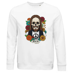 Felpa biologica con la calavera Bed-In '69 – Calaveras del Rock