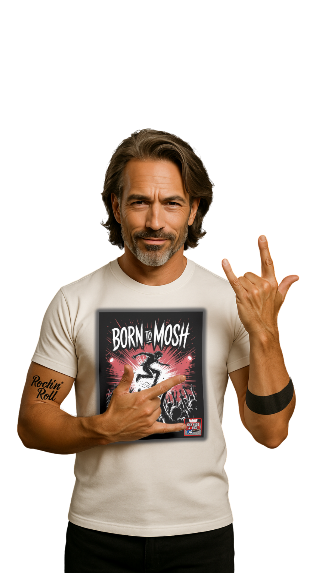 🤘 T-Shirt Unisex Classica | Slogan Collection – Nato per il Pogo