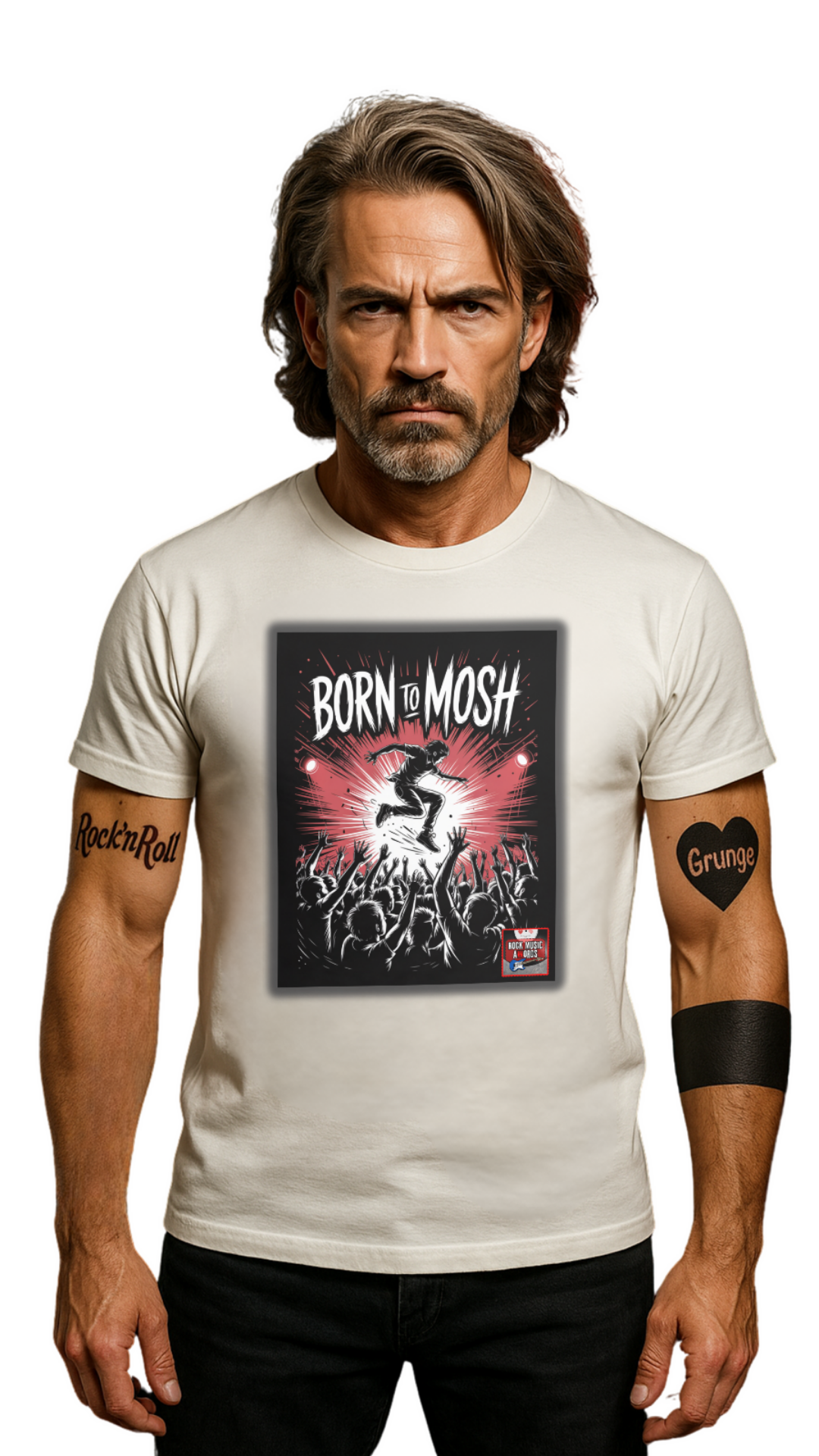 🤘 T-Shirt Unisex Classica | Slogan Collection – Nato per il Pogo