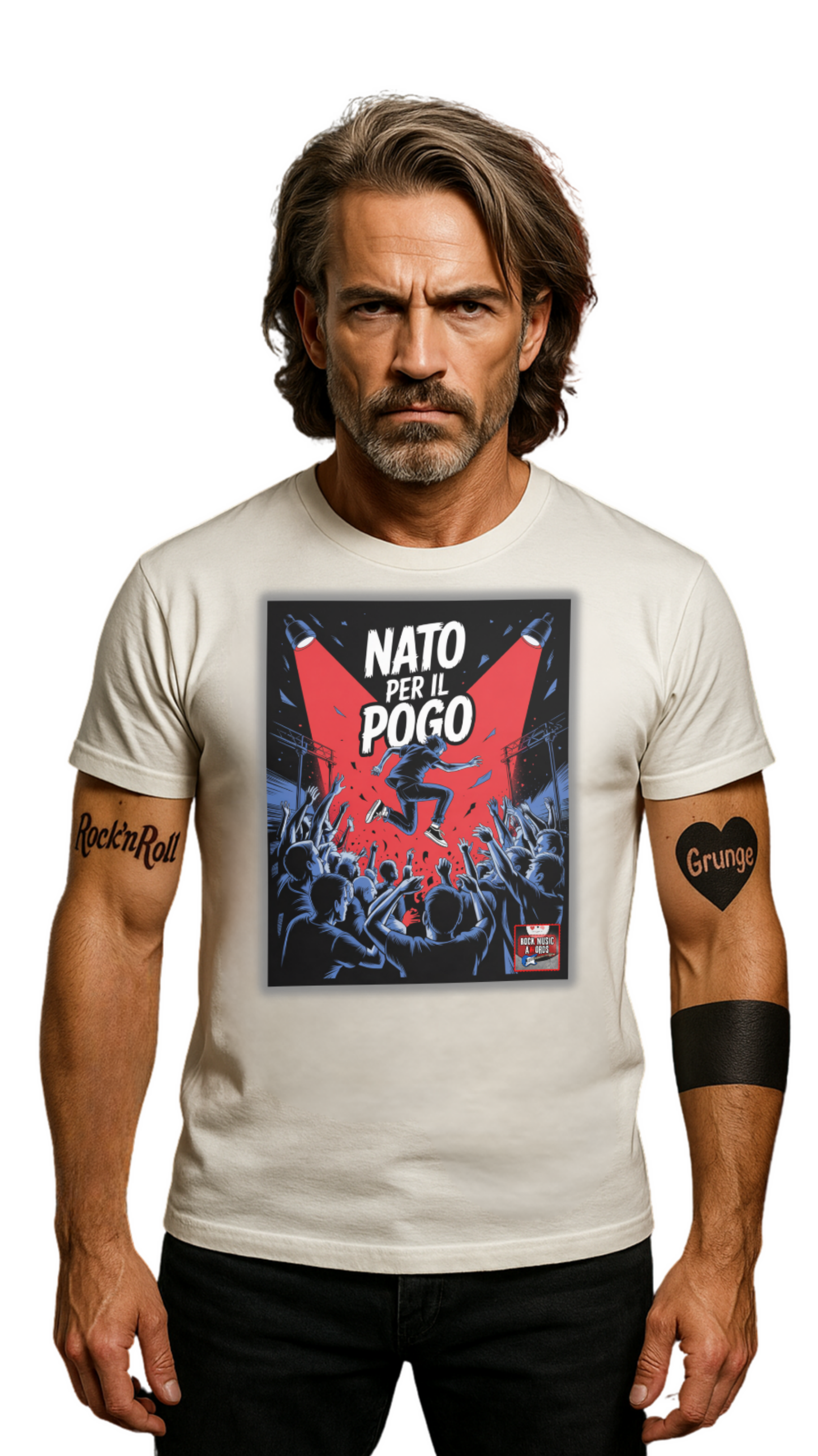 🤘 T-Shirt Unisex Classica | Slogan Collection – Nato per il Pogo