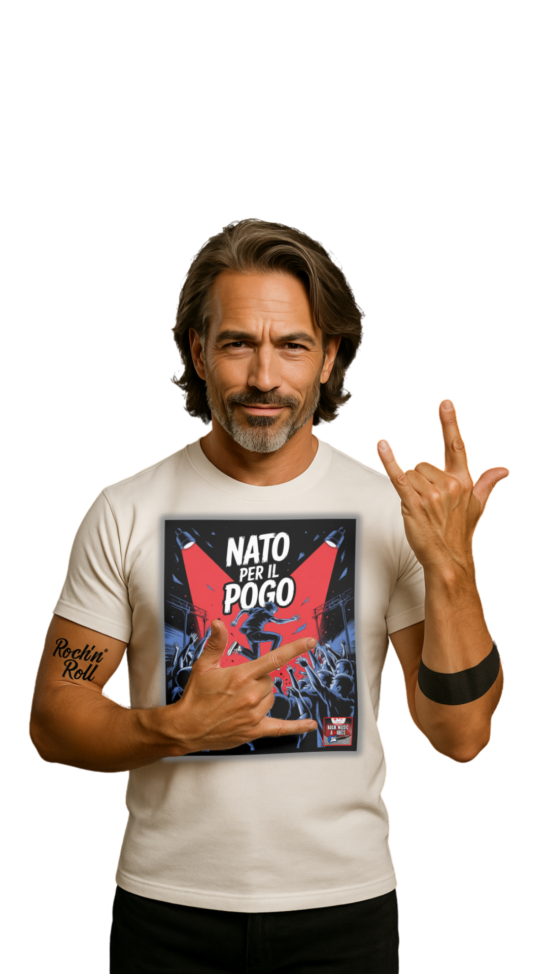 🤘 T-Shirt Unisex Classica | Slogan Collection – Nato per il Pogo