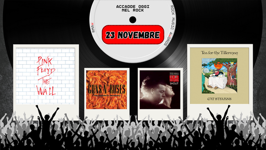 Il Calendario del Rock "Accadde Oggi" 23 Novembre