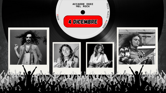 Il Calendario del Rock "Accadde Oggi" 4 Dicembre