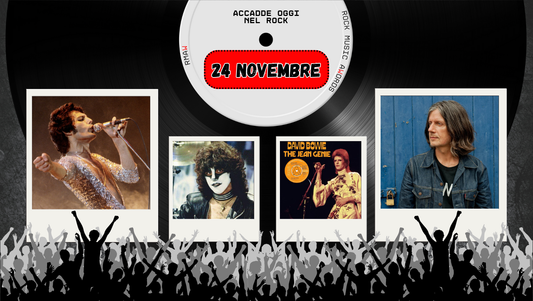 Il Calendario del Rock "Accadde Oggi" 24 Novembre