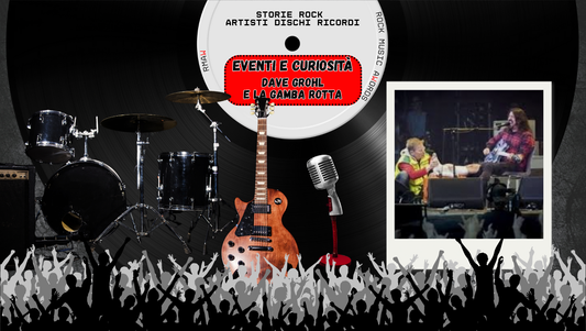 🎸 Quando Dave Grohl si ruppe la gamba… e continuò a suonare