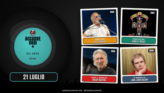 Accadde Oggi nel Rock 21 luglio