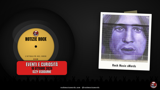 Copertina Notizie Rock: Ozzy Osbourne, 18 ottobre 2026