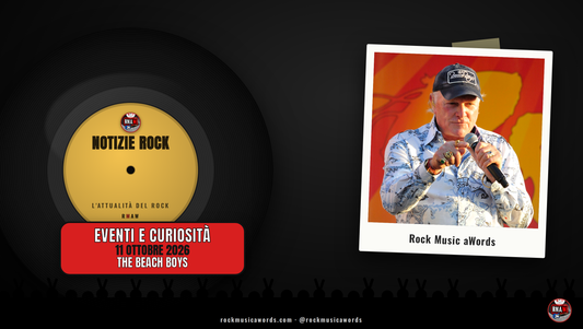 Copertina Notizie Rock: The Beach Boys, 11 ottobre 2026