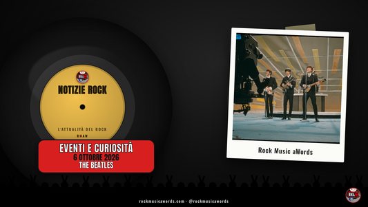 Notizie Rock: The Beatles, 6 ottobre 2026
