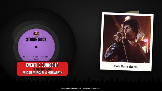 Storie Rock FREDDIE MERCURY A KNEBWORTH
