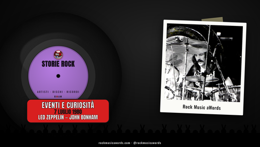 Storie Rock LED ZEPPELIN - JOHN BONHAM