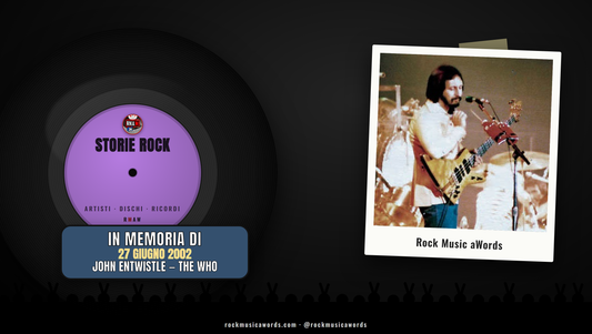Storie Rock JOHN ENTWISTLE - THE WHO