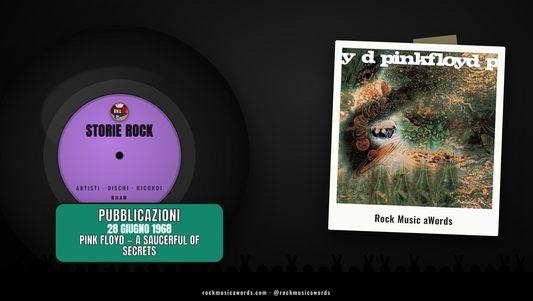 Storie Rock PINK FLOYD - A SAUCERFUL OF SECRETS
