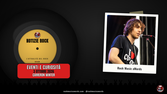 Notizie Rock: Cameron Winter, 3 ottobre 2026