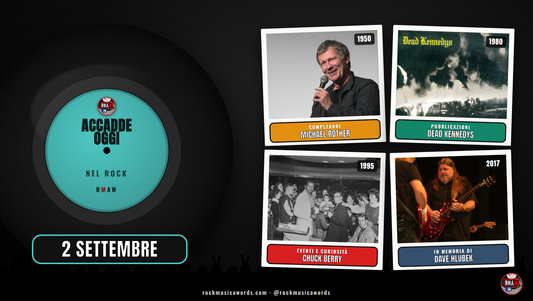 Accadde Oggi nel Rock - 2 settembre: Michael Rother, Dead Kennedys, Chuck Berry, Dave Hlubek