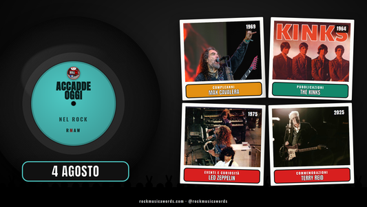 Accadde Oggi nel Rock 4 agosto