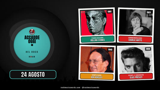 Accadde Oggi nel Rock, 24 agosto: Tattoo You dei Rolling Stones, Charlie Watts, Ken Hensley ed Elvis Presley