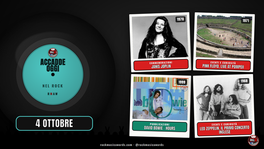 Accadde Oggi nel Rock - 4 ottobre