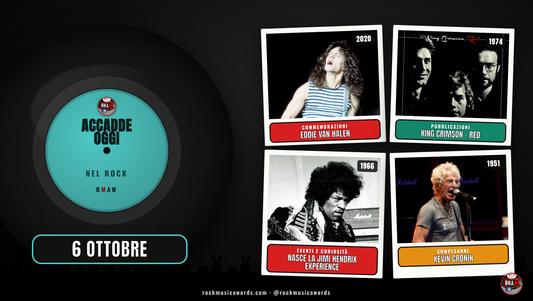 Accadde Oggi nel Rock - 6 ottobre