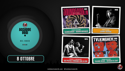 Accadde Oggi nel Rock - 8 ottobre