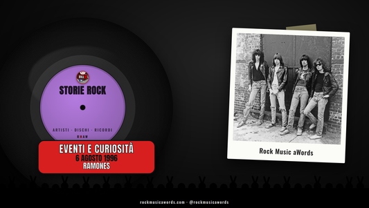 Ramones, l'ultimo concerto del 6 agosto 1996