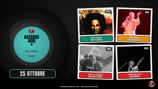 Accadde Oggi nel Rock - 25 ottobre