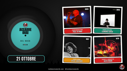 Accadde Oggi nel Rock - 21 ottobre