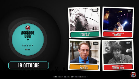 Accadde Oggi nel Rock - 19 ottobre