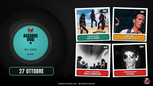 Accadde Oggi nel Rock - 27 ottobre