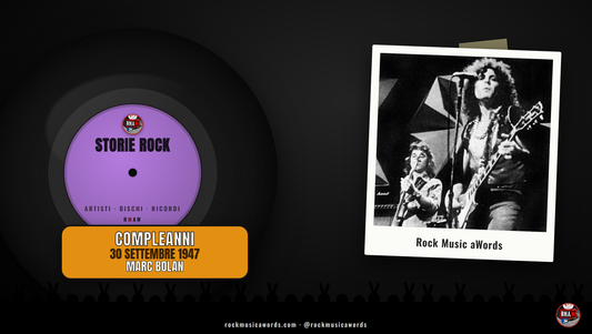 Storie Rock 30 settembre 1947: nasce Marc Bolan dei T. Rex