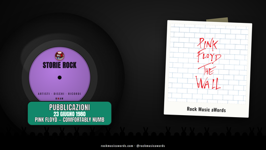 Storie Rock PINK FLOYD COMFORTABLY NUMB