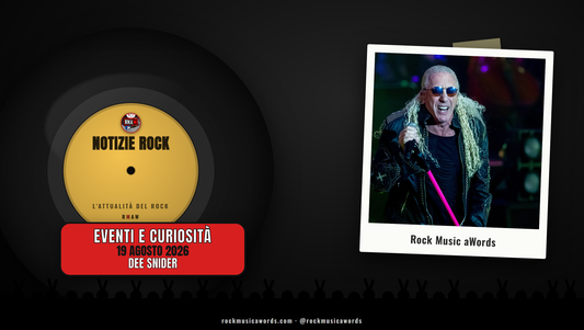 Dee Snider, cantante dei Twisted Sister, dal vivo