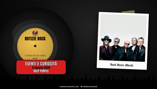 Notizie Rock RMAW — Deep Purple aggiungono oltre quaranta date al tour 2026