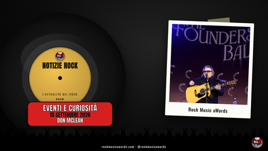 Notizie Rock: Don McLean annuncia il tour d'addio 2027