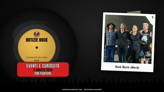 Foo Fighters dal vivo - tour Take Cover 2026 con Queens of the Stone Age