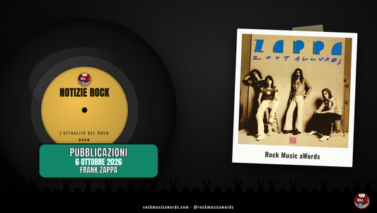 Copertina Notizie Rock: Frank Zappa, 6 ottobre 2026