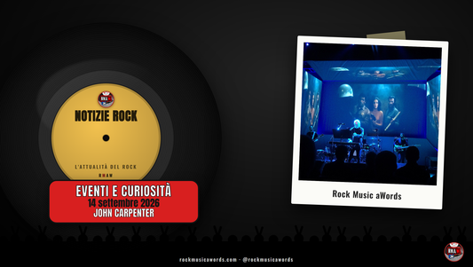 Notizie Rock: John Carpenter e i Metallica