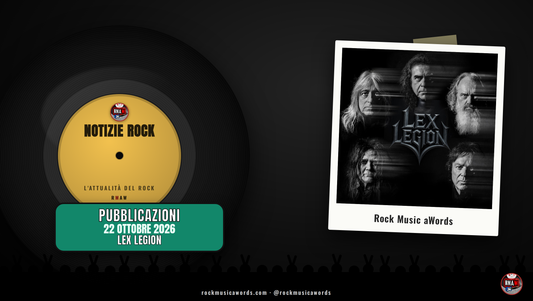 Notizie Rock: i Lex Legion registrano il secondo disco