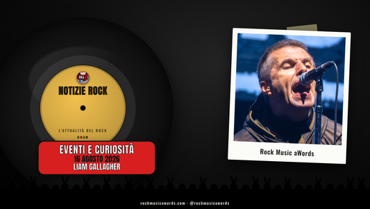 Liam Gallagher — Pretty Green, agosto 2026
