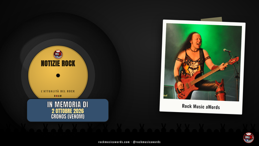 Notizie Rock: in memoria di Cronos, cantante e bassista dei Venom