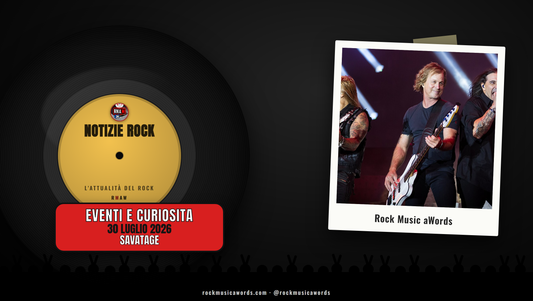 Savatage dal vivo - Notizie Rock, 30 luglio 2026