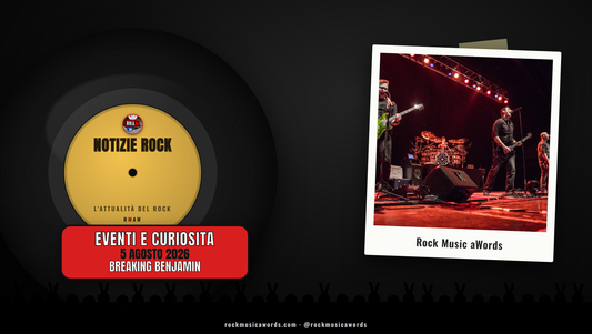 Notizie Rock — Breaking Benjamin al n.1 della Mainstream Rock Airplay