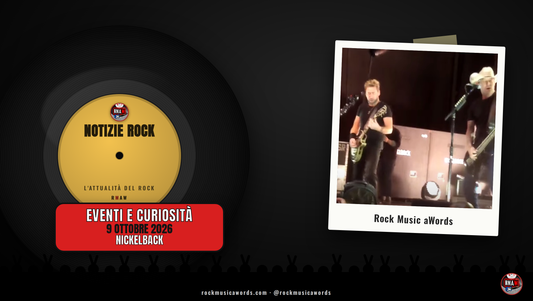 Nickelback, tour mondiale 2027 con data a Milano