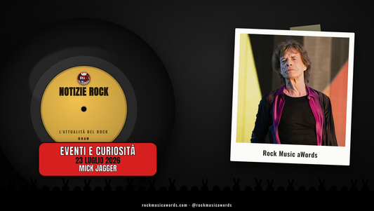 Notizie Rock MICK JAGGER