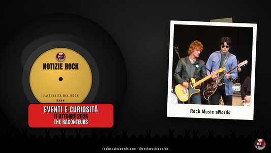I Raconteurs dal vivo sul palco