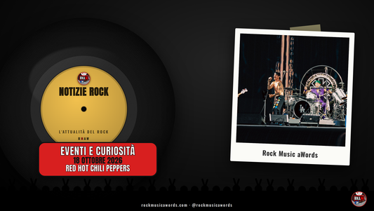 Copertina Notizie Rock: Red Hot Chili Peppers, 18 ottobre 2026