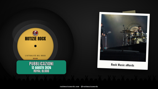 I Royal Blood dal vivo: Mike Kerr al basso e Ben Thatcher alla batteria