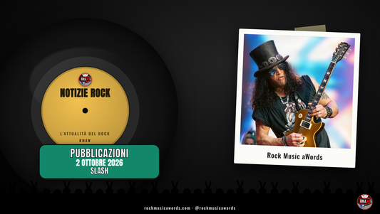 Notizie Rock, 2 ottobre 2026: Slash annuncia Flying Blind e il tour 2027