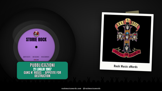 Storie Rock GUNS N' ROSES — APPETITE FOR DESTRUCTION
